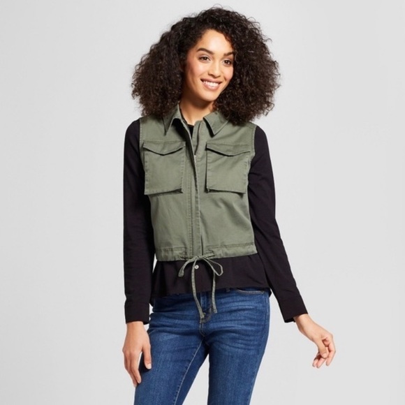 a new day Jackets & Blazers - ❌SOLD ❌New Day | Cropped Military Vest